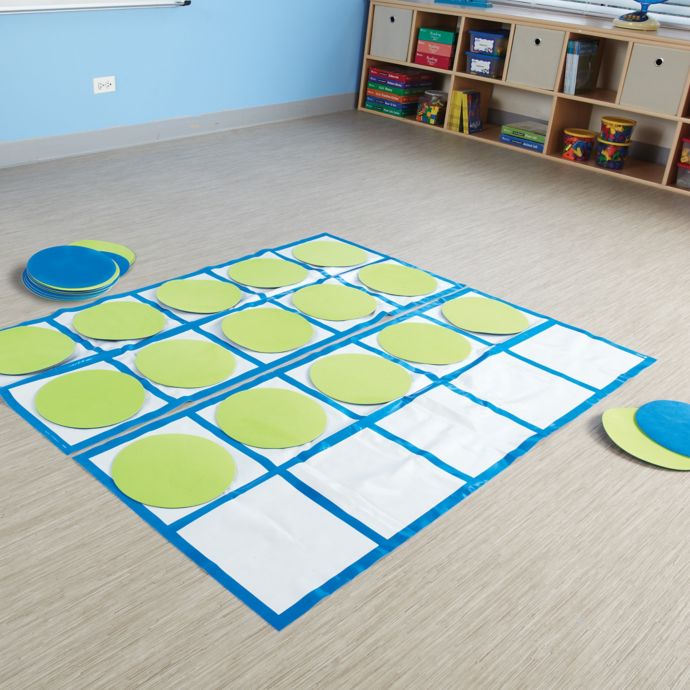 Learning Resources® TenFrame Floor Mat Activity Set buybuy BABY
