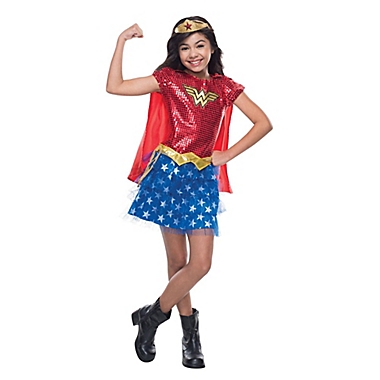 Wonder Woman Sequin Size 2-4T Child&#39;s Halloween Costume. View a larger version of this product image.