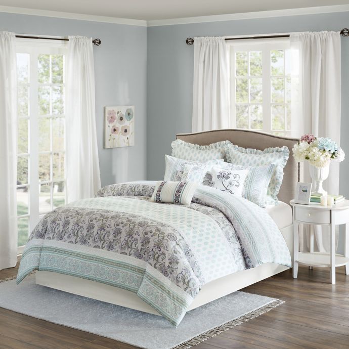 Madison Park Daria Duvet Cover Set Bed Bath and Beyond Canada
