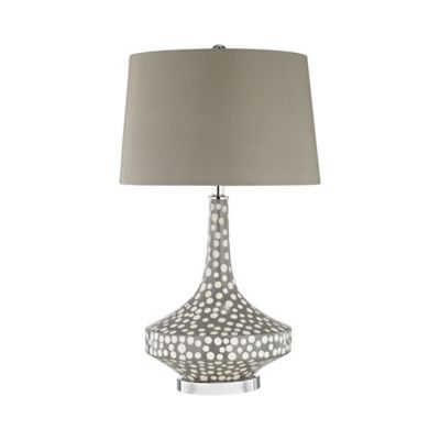 polka dot table lamp