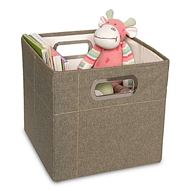 JJ Cole&reg; 11-Inch Storage Box in Greige. View a larger version of this product image.