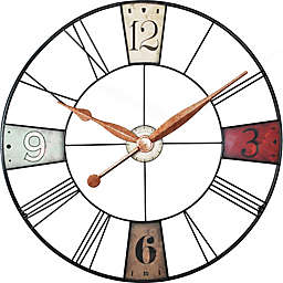 FirsTime® Vibrant Oversized 36-Inch Plaques Wall Clock