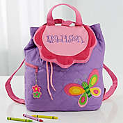 Butterfly Embroidered Kid&#39;s Sidekick Backpack by Stephen Joseph