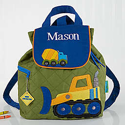 Construction Embroidered Kid's Backpack by Stephen Joseph