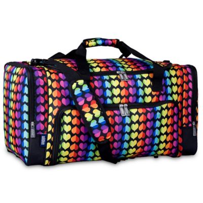 rainbow duffle bag