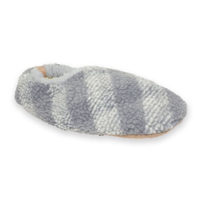 men's shearling lined bison slippers