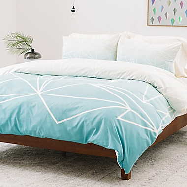 Deny Designs Mareike Boehmer Twin Duvet Cover in Blue. View a larger version of this product image.