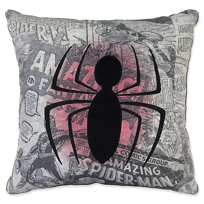 Marvel® Spiderman Comic Group Throw Pillow Bed Bath & Beyond