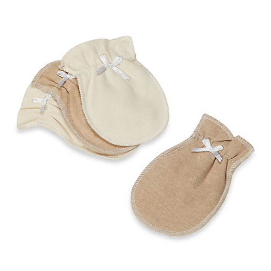 Alternate image 1 for Organic Cotton Mittens in 2 Pairs