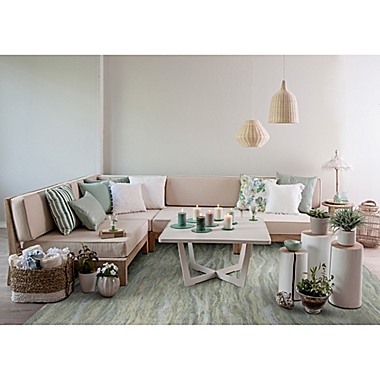 KAS Serenity Breeze Area Rug in Seafoam. View a larger version of this product image.