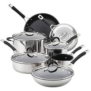 Circulon&reg; Momentum&trade; Stainless Steel Nonstick 11-Piece Cookware Set. View a larger version of this product image.