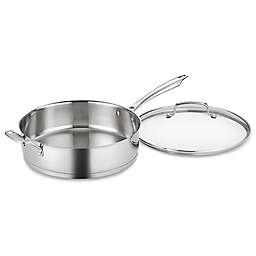 Cuisinart® 6 qt. Stainless Steel Covered Sauté Pan with Helper Handle