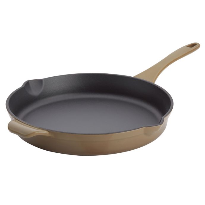 Anolon® Vesta Cast Iron 12Inch Skillet in Umber Bed Bath & Beyond