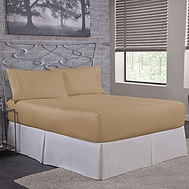 Bed Tite&trade; 500-Thread-Count Cotton Rich King Sheet Set in Fawn. View a larger version of this product image.