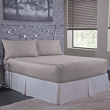 Bed Tite&trade; 800-Thread-Count Cotton Rich King Sheet Set in Silver. View a larger version of this product image.