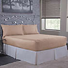 Alternate image 0 for Bed Tite&trade; Solid 500-Thread-Count Cotton Queen Sheet Set in Peach