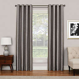 Eclipse Presto 63-Inch Grommet Top Room Darkening Window Curtain Panel in Grey (Single)