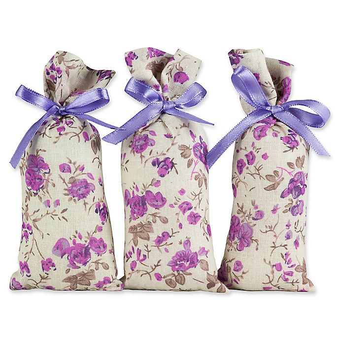 SMELLS BEGONE® Fabric Sachets in Lavender (Set of 3) | Bed Bath & Beyond