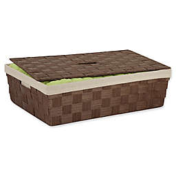 Honey-Can-Do® Paper Rope Underbed Basket in Brown