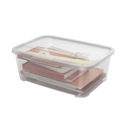 clear stackable storage boxes