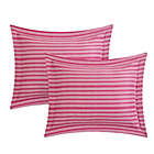 Alternate image 3 for Chic Home Maiya 4-Piece Reversible Twin Quilt Set in Fuchsia