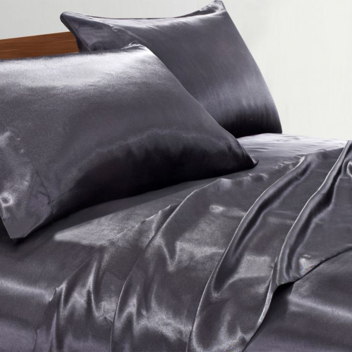 2 Pack Pillow Shams Madison Park Essentials Satin Pillowcases