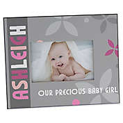 Trendy Baby Girl 4-Inch x 6-Inch Picture Frame