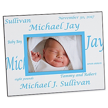 New Arrival Baby 4-Inch x 6-Inch Border Picture Frame. View a larger version of this product image.