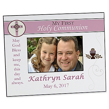 A Girl&#39;s First Communion 4-Inch x 6-Inch Picture Frame. View a larger version of this product image.