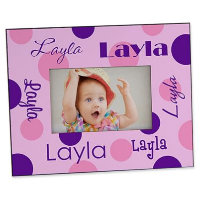 child's name frame