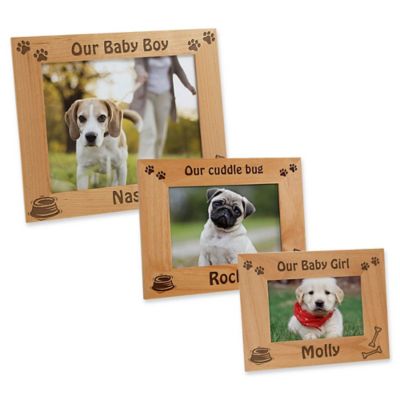 A Puppy Pose Picture Frame