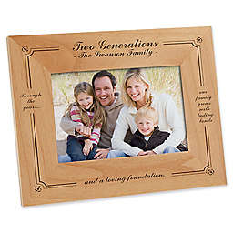 Generations of Family 4-Inch x 6-Inch Picture Frame