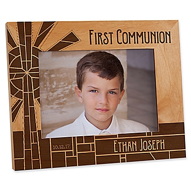 First Communion 5-Inch x 7-Inch Horizontal Picture Frame. View a larger version of this product image.