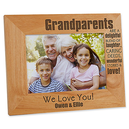 Alternate image 1 for Wonderful Grandparents 5-Inch x 7-Inch Picture Frame
