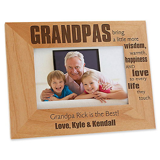 I Love That You're My Grandpa 4-inch x 6-Inch Wood Picture Frame 