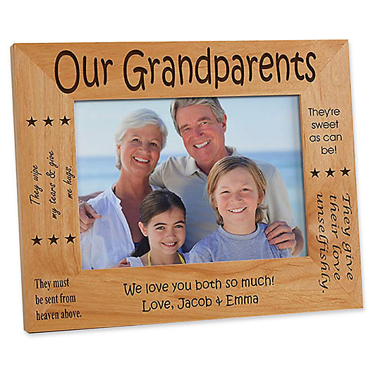 Alternate image 1 for Sweet Grandparents 5-Inch x 7-Inch Personalized Picture Frame