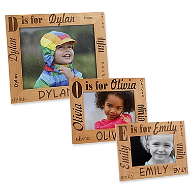 Alphabet Name Picture Frame. View a larger version of this product image.
