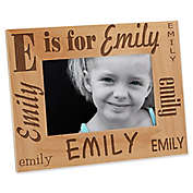 Alphabet Name 4-Inch x 6-Inch Picture Frame