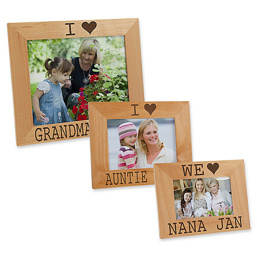 Alternate image 1 for I/We Love Her Personalized Picture Frame