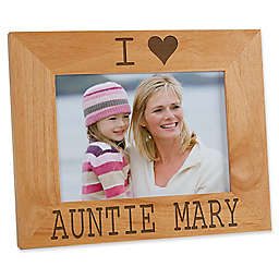 I/We Love Her Personalized 5-Inch x 7-Inch Picture Frame