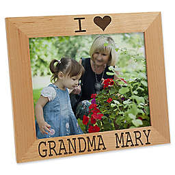 I/We Love Her Personalized 8-Inch x 10-Inch Picture Frame