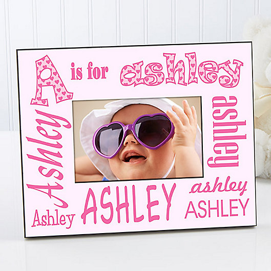 Alternate image 1 for It's Me! Alphabet Name 4-Inch x 6-Inch Picture Frame