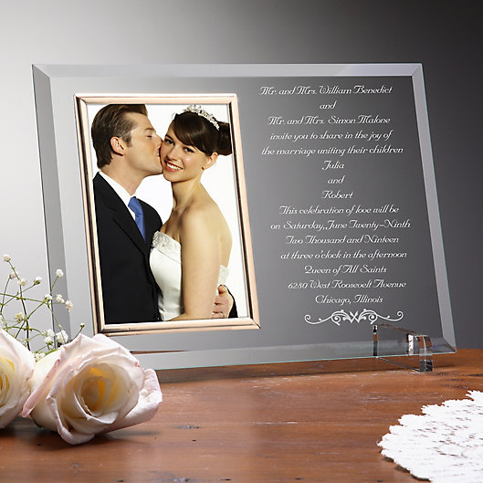 Alternate image 1 for Wedding Invitation Picture Frame