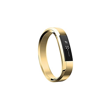 Fitbit&reg; Alta&trade; Small Metal Accessory Band in Gold. View a larger version of this product image.