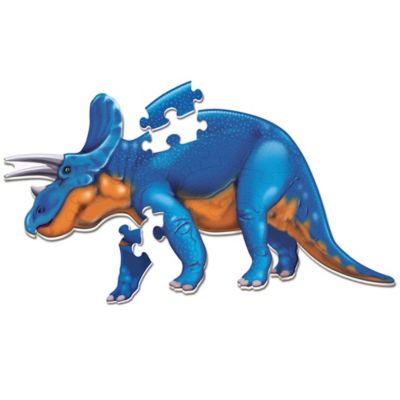 Learning Resources&reg; Jumbo Triceratops Puzzle in Blue