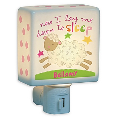 &quot;Now I Lay Me Down To Sleep&quot; Sheep Nightlight in White. View a larger version of this product image.