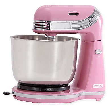 Dash&reg; Everyday 3 qt. Stand Mixer in Pastel Pink. View a larger version of this product image.