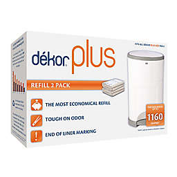 D?kor® Plus Hands-Free Diaper Pail Refills (2-Pack)