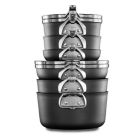 Alternate image 6 for Calphalon&reg; Cookware Set 10-Piece Premier&trade; Space Saving Hard Anodized Nonstick