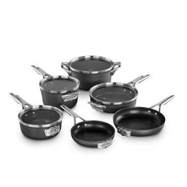 Calphalon&reg; Cookware Set 10-Piece Premier&trade; Space Saving Hard Anodized Nonstick. View a larger version of this product image.